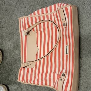 Rebecca Minkoff Canvas striped tote